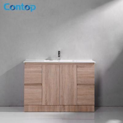 2021 China Factory New Design Modern Sanitary Ware Set Bathroom Wooden Furniture Cabinets Vanity