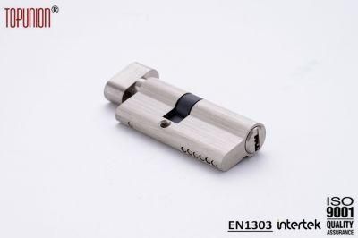 En1303 Euro Single Opening Solid Brass Lock Cylinder Lock with Knob