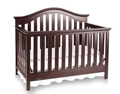 Multi Function Wood Baby Crib Cherry Color