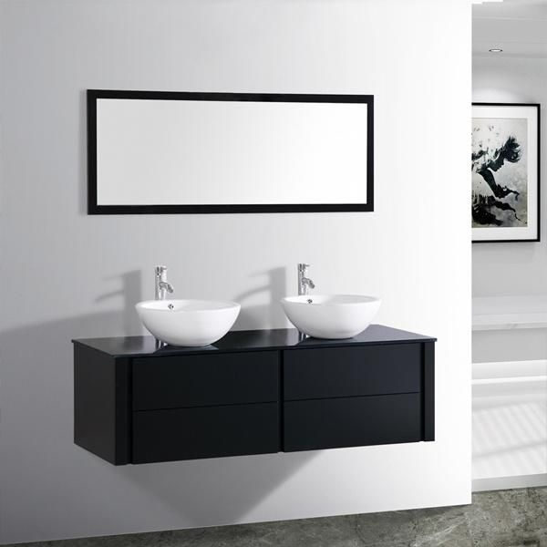 European Bathroom Cabinet with Mirrors T9012A