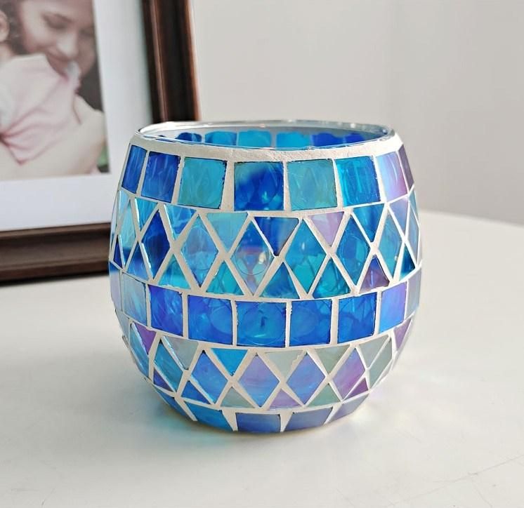 Shell Glass Candle Cup DIY Aromatherapy Candle Holder for Decoration