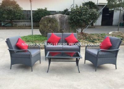 Chinese Home Furniture Outdoor Garden Furniture Hotel Furniture Rattan Leisure Sofa Chair Set for Patio Furniture