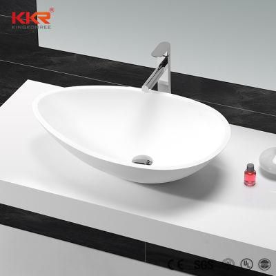 European Style Solid Surface Above Counter Dining Room Wash Basin