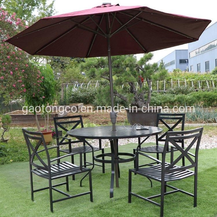 European Exotic Poolside Outdoor Furniture Aluminum Tables and Chairs
