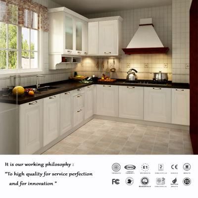 European Classical Style PVC Kitchen Cabinet (ZH03)