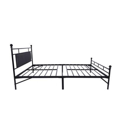 Fashion and Simple Design Single Folding Iron Bed Frame for Sale
