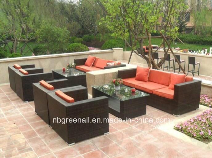 Chinese Hotel Patio Outdoor Home Rattan Garden Modern Wicker Sofa Furniture