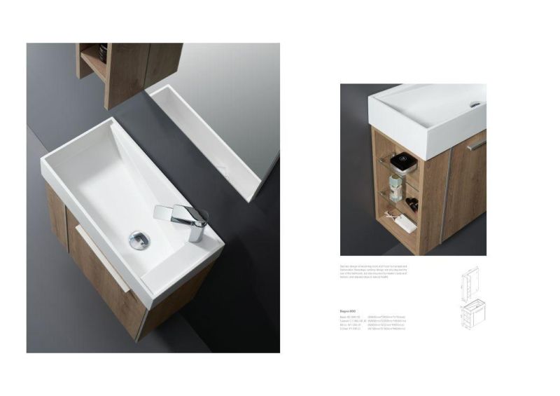 Support OEM ODM Vanities Bathroom Furniture Compact European Wash Basin Cabinet