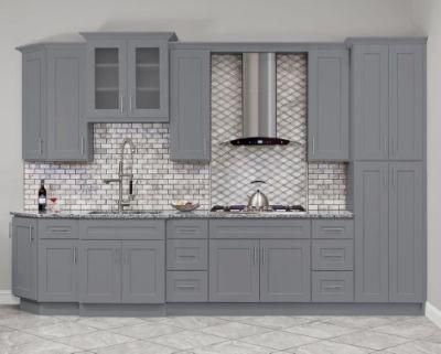 Customize Melamine Solid Wood MDF Material Kitchen Pantry Cabinets From Factory