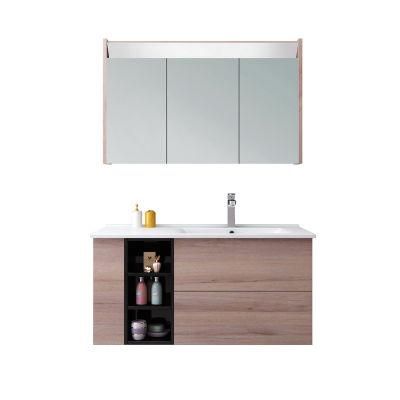 European Style Hot Sale Bathroom Vanity Housenwell Modern Style Wall Hung LED Mirror Bathroom Cabinet