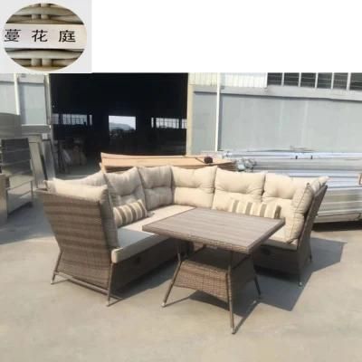 Outdoor Garden Dining Table and Chair Combination