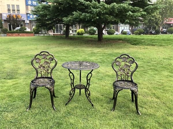 Outdoor Furniture Garden Set Leisure Patio Table Chairs Aluminum Furniture