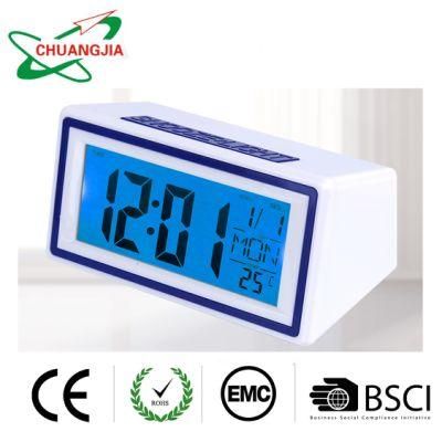 Digital Small Desk Clock with Backlight for Home Decor
