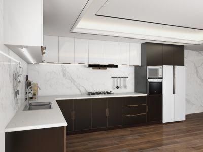 Luxury Lacquer European Style Bespoke Ready Assemble Kitchen Cabinet