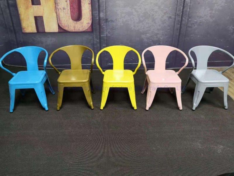 Wholesale Classic Design High Quality Children Tolix Chair, Colorful Durable Kids Tolix Dining Chair, Can Be Used Indoor or out with Power Coated Finish
