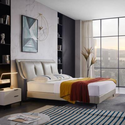 2022 High Quality Technology Leather Bed Modern Bedroom Furniture