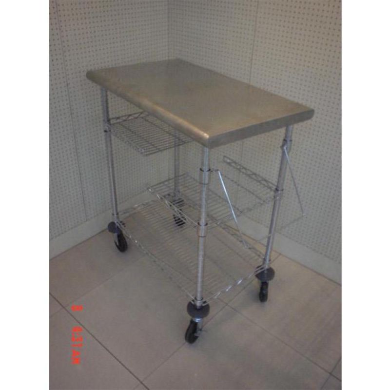 Furniture Utility Storage 3 Tier Kitchen Trolley Cart