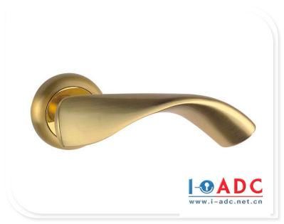 China Hardware Polished Zinc Alloy Finish House Lock Metal Door Handle for Sale Door Handles