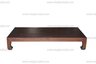 Nordic Country Farm House Design Furniture Brown Reclaimed Fir Wood Ming Coffee Table