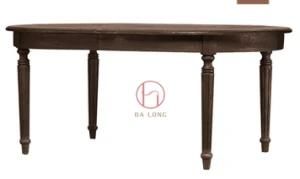 Italian Long Narrow Wooden Dining Table Modern Coffee Shop Dining Table