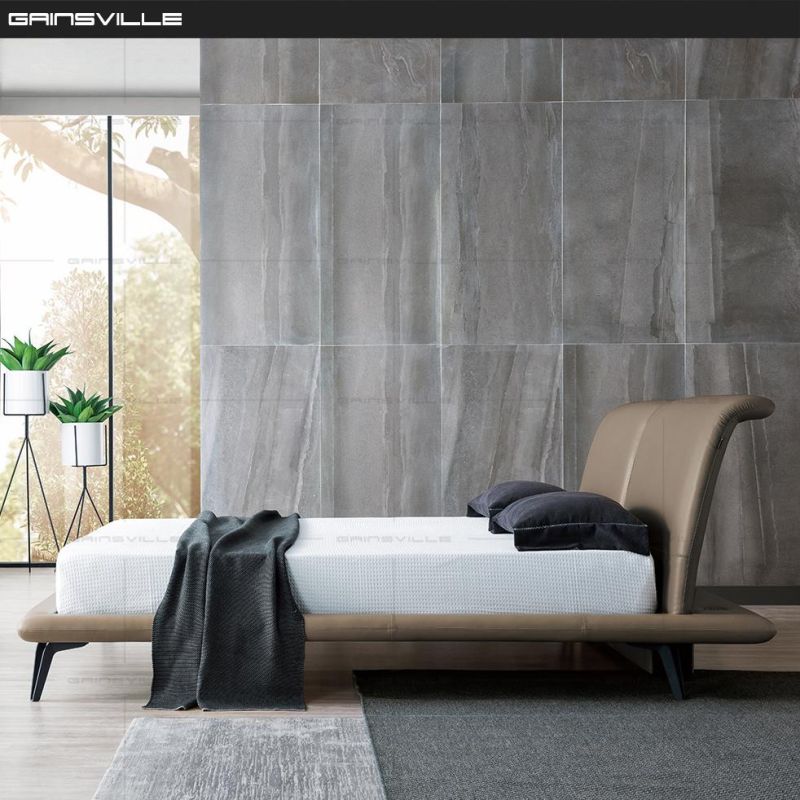 Modern European Furniture Modern Bedroom Furniture Beds Leather Bed Gc1802