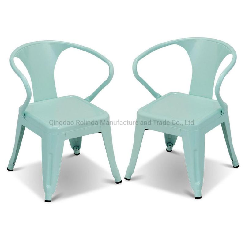 Wholesale Classic Design High Quality Children Tolix Chair, Colorful Durable Kids Tolix Dining Chair, Can Be Used Indoor or out with Power Coated Finish