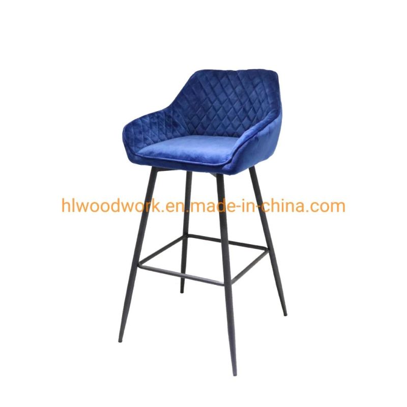 Commercial Furniture European High Quality Fancy Bar Club Modern New Design French Bar Chair Modern Leisure Adjustable Bar Stool Plastic Spoon Bar Chair