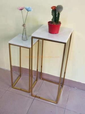 Rectangle Dining Room Side Table Modern Design Wedding Flower Extendable Coffee Table