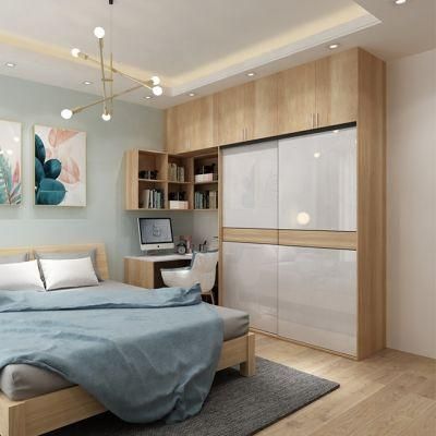 Modern Double Color Wardrobe Design Furniture Bedroom