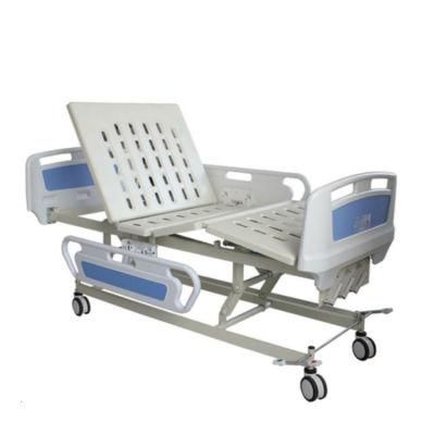 Hospital Furniture China Famous Brand Three Stainless Cover Hopsital Bed Manual Crank