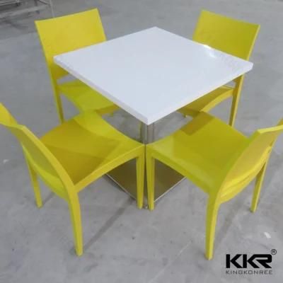 Commercial Restaurant Modern Dining Table with Chair