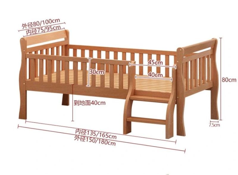 Home Furniture Kid Bedroom Furniture Baby Crib Cot