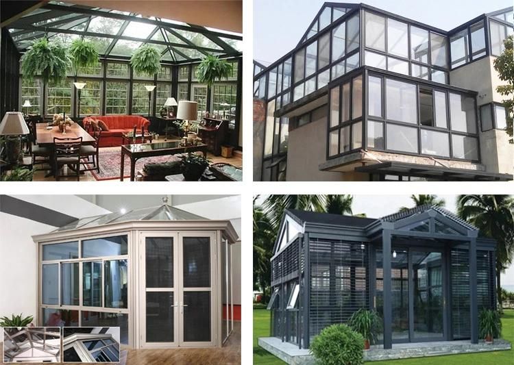 Outdoor Garden Gazebo Patio Solar Alu Aluminum Glass Sunroom Sun House Room