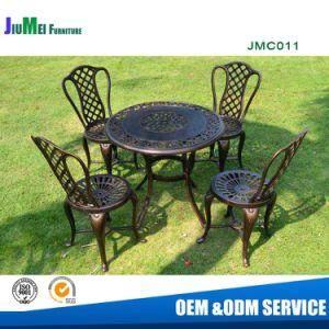 Outdoor Cast Aluminum Furniture Cast Dining Table and Chair (JMC011)
