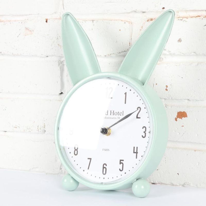 Metal Rabbit Shape Table Clock for Kids, Leader & Unique Table Clock, Iron Table Clock, Promotional Clock, Desk Clock, Rabbit Table Clock, Kids Table Clock