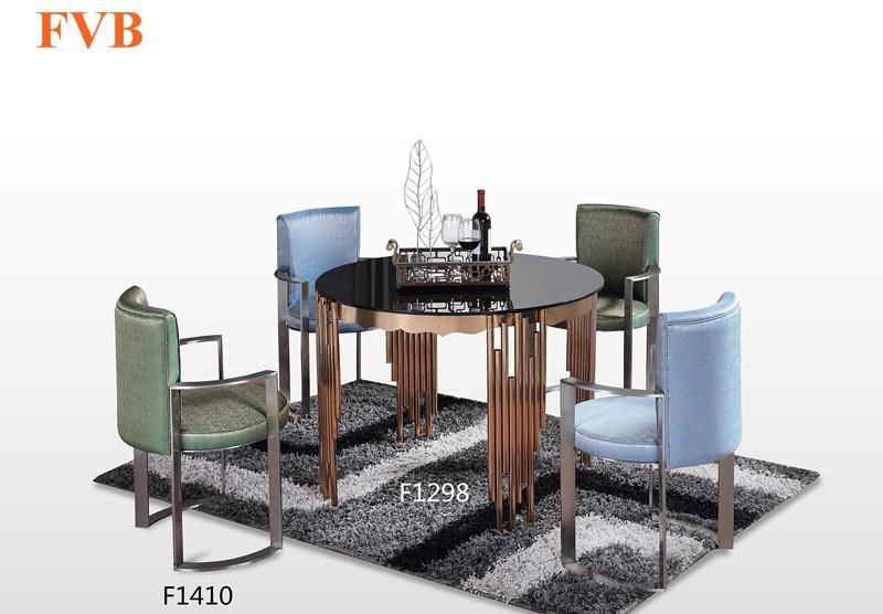 Modern Home Dining Room Furniture Sets with Stainless Frame