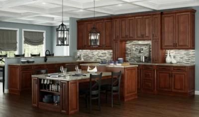 Chinese Wooden Kitchen Cabinet Solid Wood Furniture for Wholesale