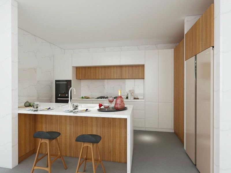 Designer Wooden Almari European Style Kitchen Cabinet Dubai