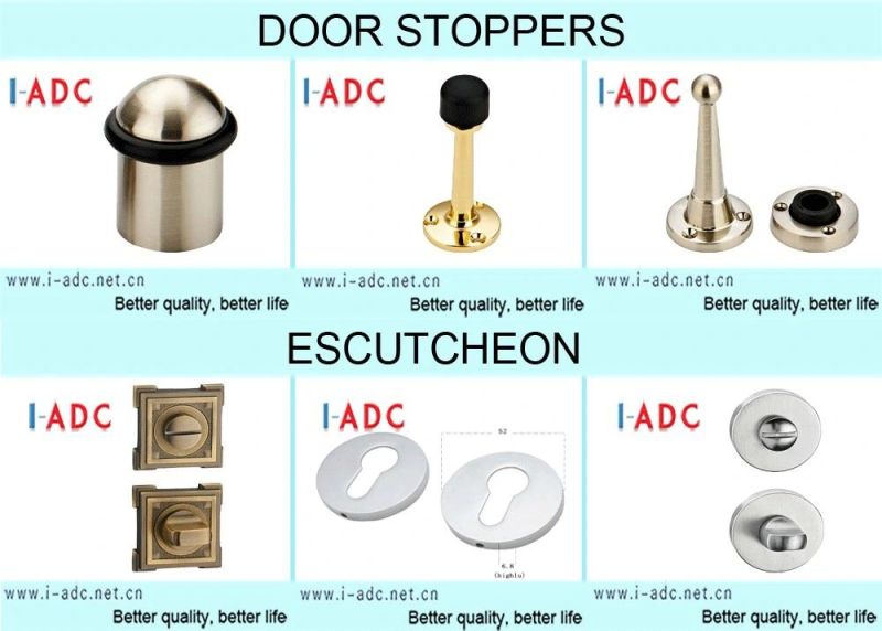 Hot Sell Stainless Steel Screw Round Rosette Tube Wooden Door Lever Handle