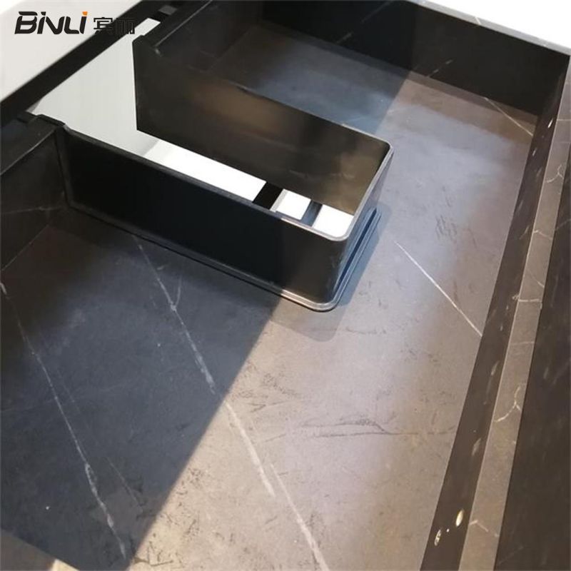 Hot Sale New European Style MDF Bathroom Vanity with Round Mirror