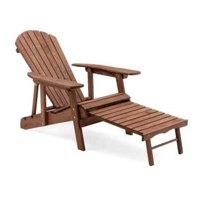 Dark Brown Garden Chair Wooden Hotel Furniture
