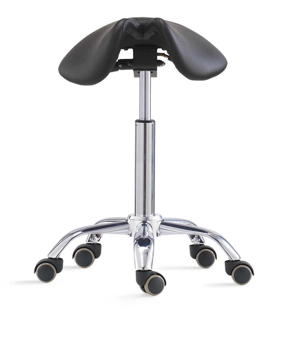 Hot Rolling Saddle Stool Barber Stool with Tilt