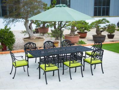 8 Seats Outdoor Furniture Garden Dining Table Furniture Round Table Set