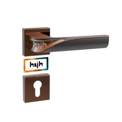 Hot Sale Simple Design Black Lever Door Handle in European Market