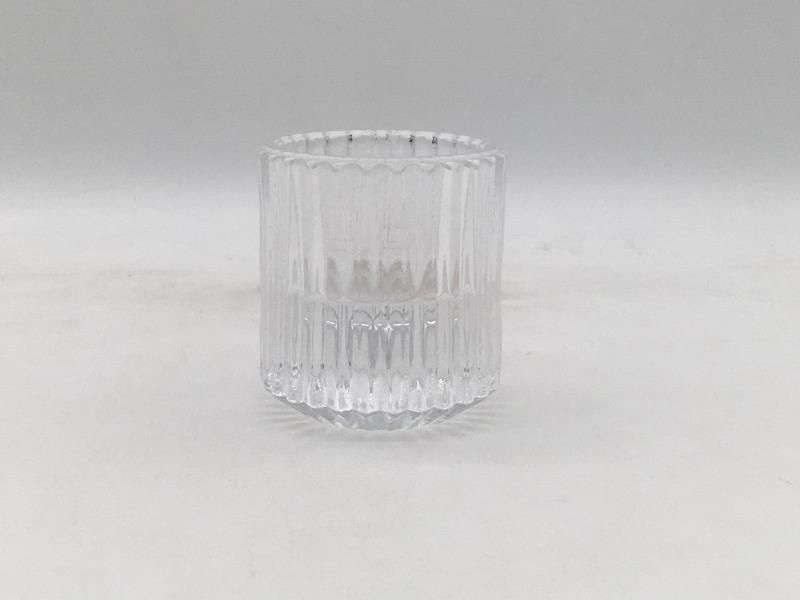 Cylinder Glass Candle Holder for Wedding and Home Decor