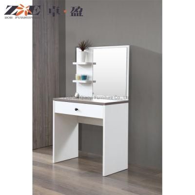 Promotion Cheap Saving Space Kids Dressing Table Set with Mirrored Vanity Dressers
