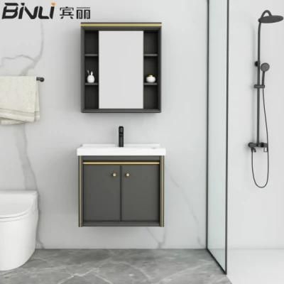 European Style Washroom Modern Bathroom Vanity Wall Mounted Basin Cabinet From Manufacturer