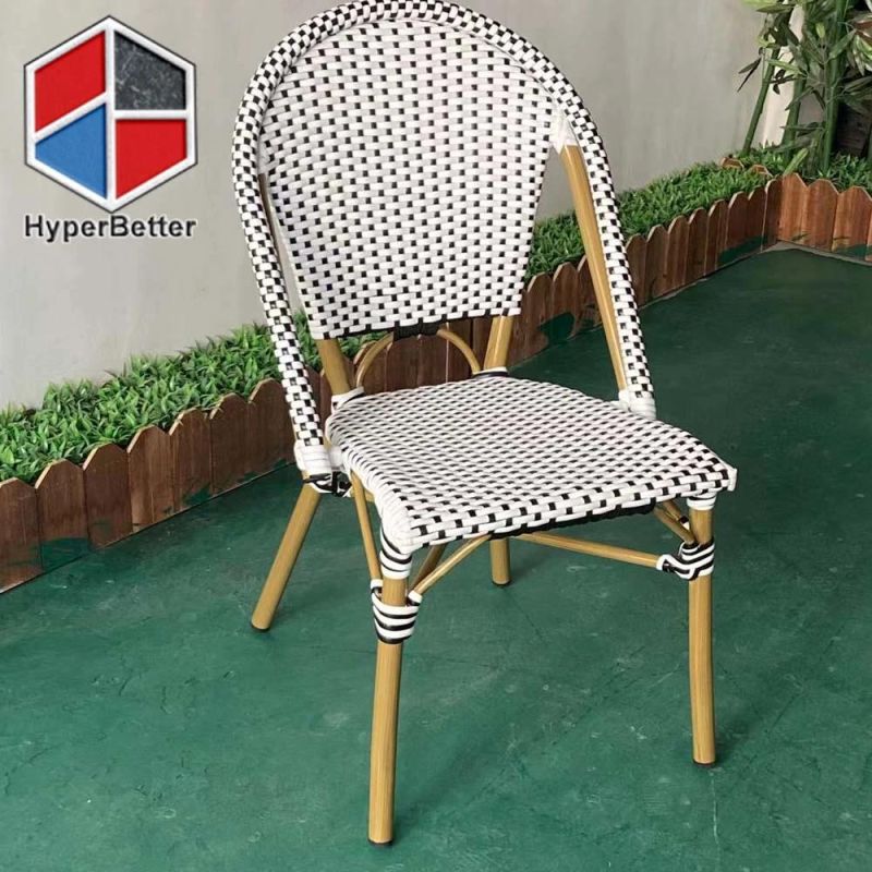 Arm Synthetic Rattan Chairs for Outdoor Table