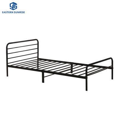 Exclusive Design of High Quality Metal Dormitory Single Bed