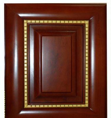 Wood Grain Melamine Particle Board or Plywood Kitchen Cabinet